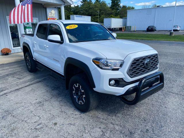 2021 White Toyota Tacoma