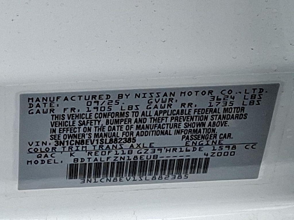 new 2025 Nissan Versa car, priced at $22,050