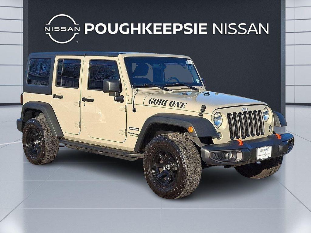 used 2018 Jeep Wrangler JK Unlimited car, priced at $18,500