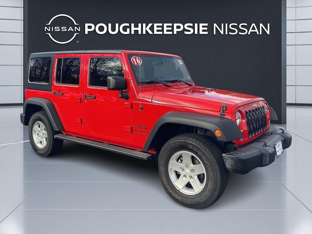 used 2016 Jeep Wrangler Unlimited car, priced at $15,995