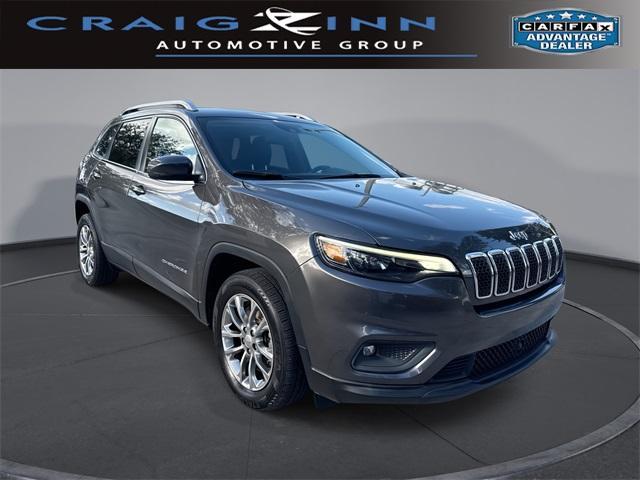 used 2021 Jeep Cherokee car, priced at $17,571