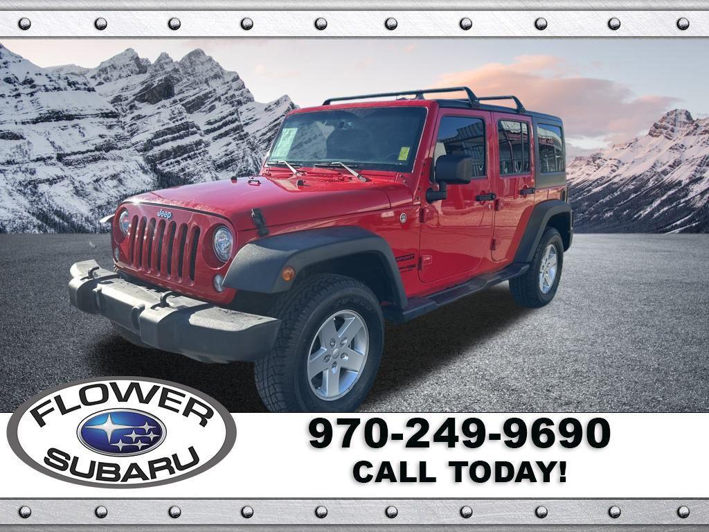 used 2018 Jeep Wrangler JK Unlimited car, priced at $29,596