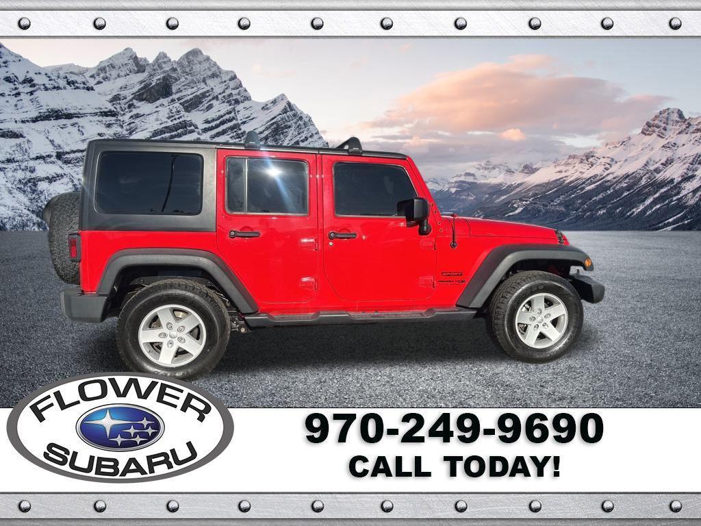 used 2018 Jeep Wrangler JK Unlimited car, priced at $29,596