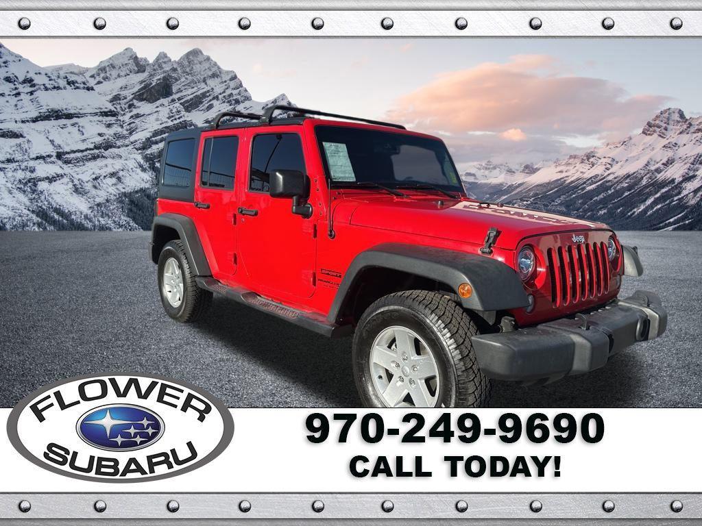 used 2018 Jeep Wrangler JK Unlimited car, priced at $29,596