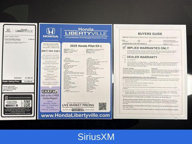 used 2025 Honda Pilot car, priced at $42,791