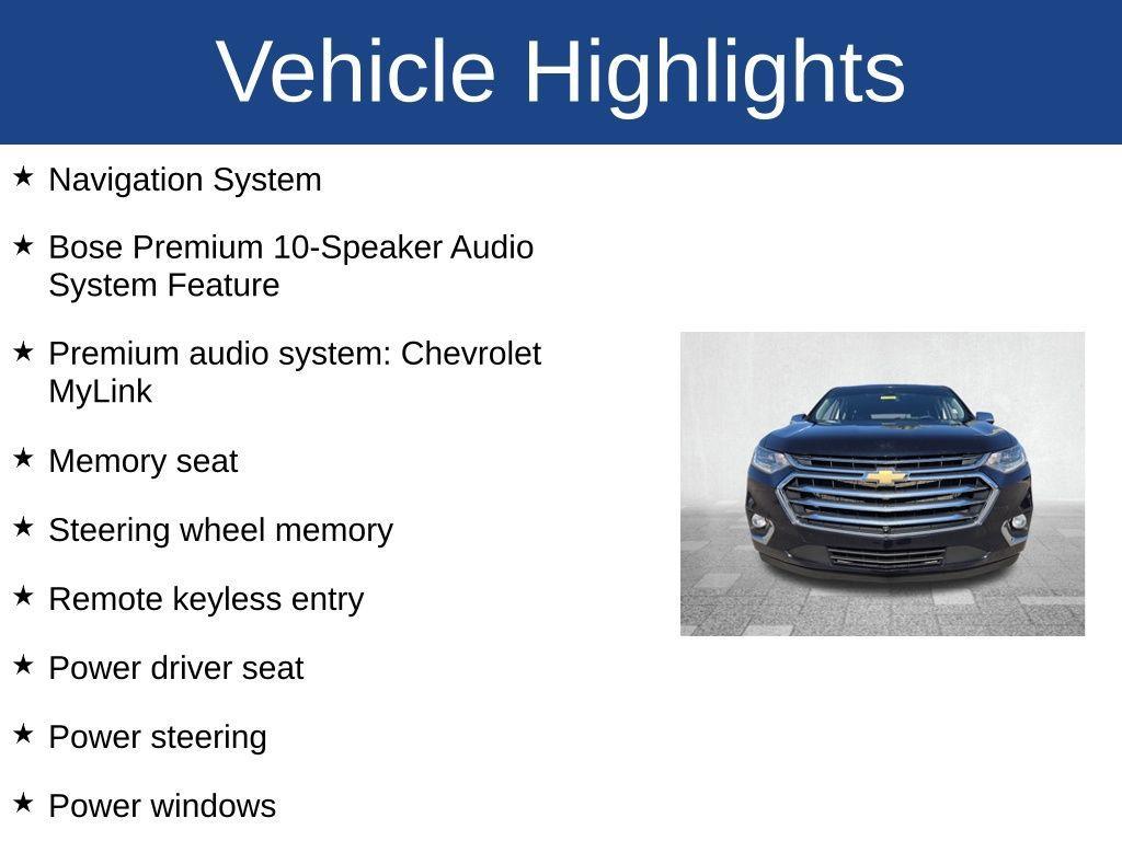 used 2020 Chevrolet Traverse car, priced at $23,000