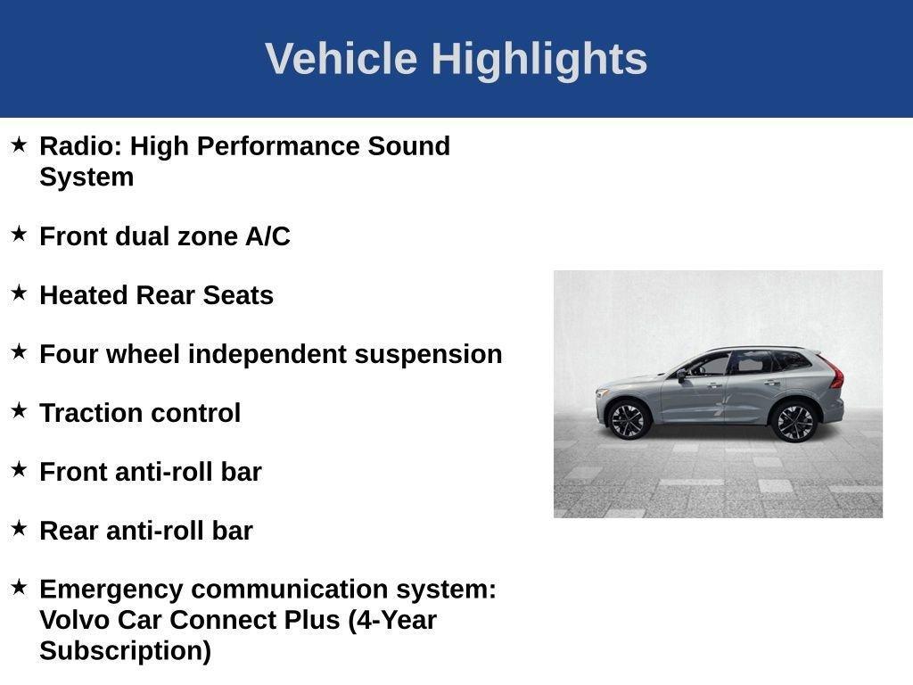new 2026 Volvo XC60 car, priced at $57,285