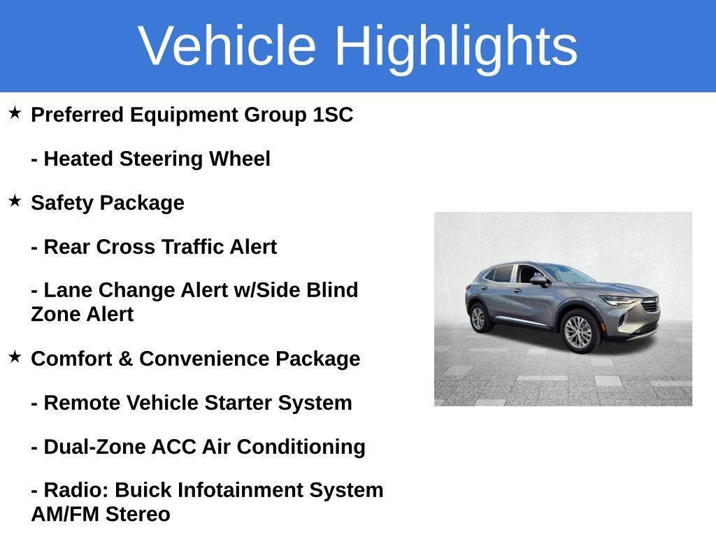 used 2022 Buick Envision car, priced at $21,444