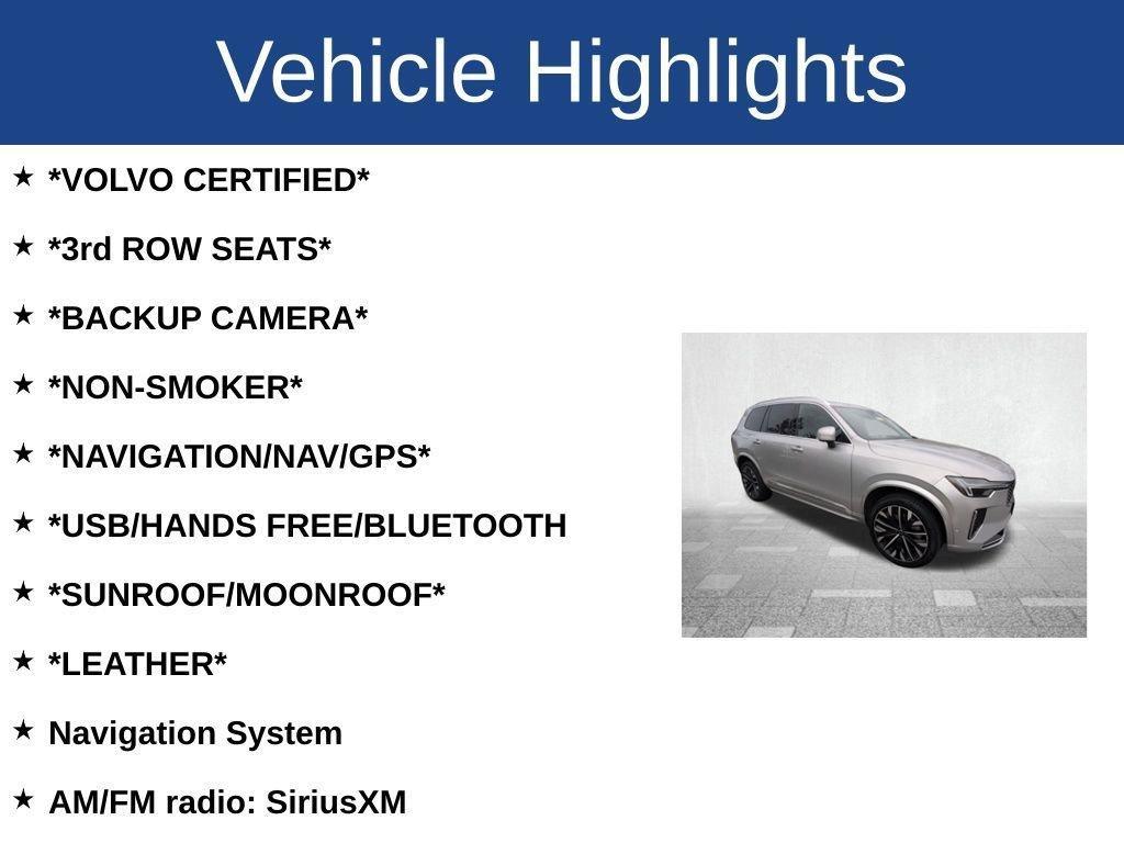 used 2025 Volvo XC90 car, priced at $48,971