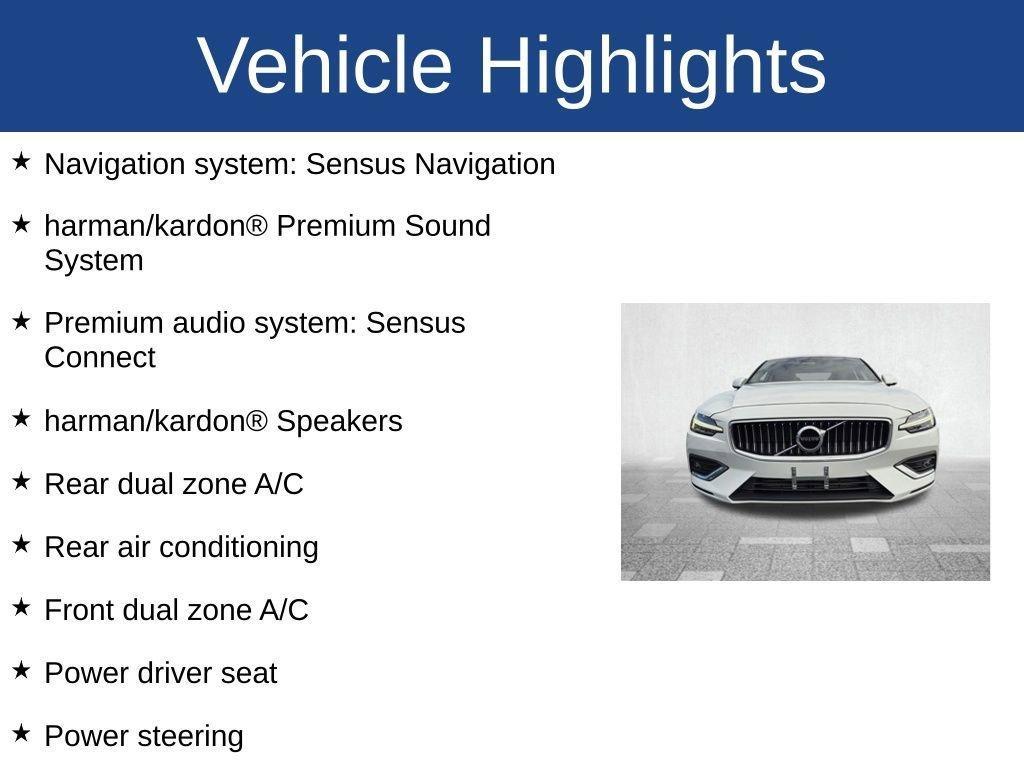 used 2021 Volvo S60 car, priced at $26,000