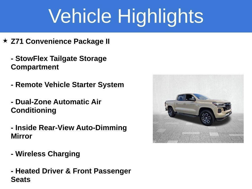 used 2023 Chevrolet Colorado car, priced at $33,800