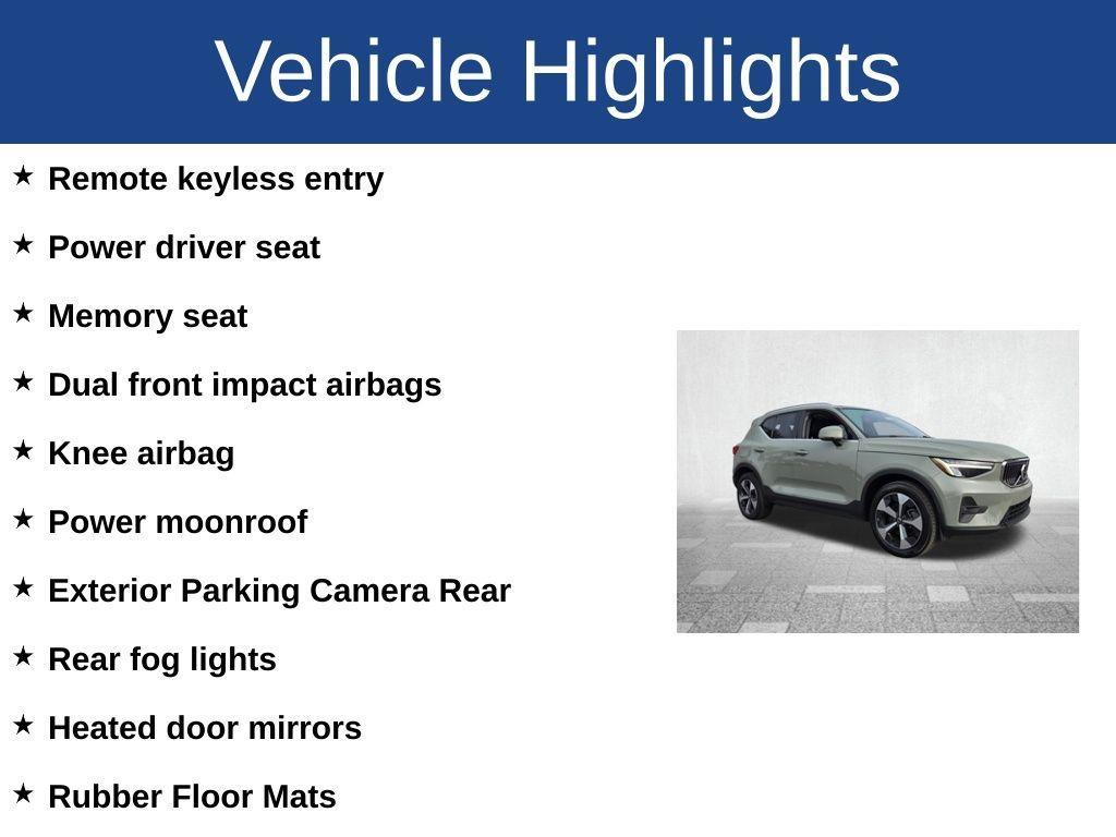 used 2023 Volvo XC40 car, priced at $27,627