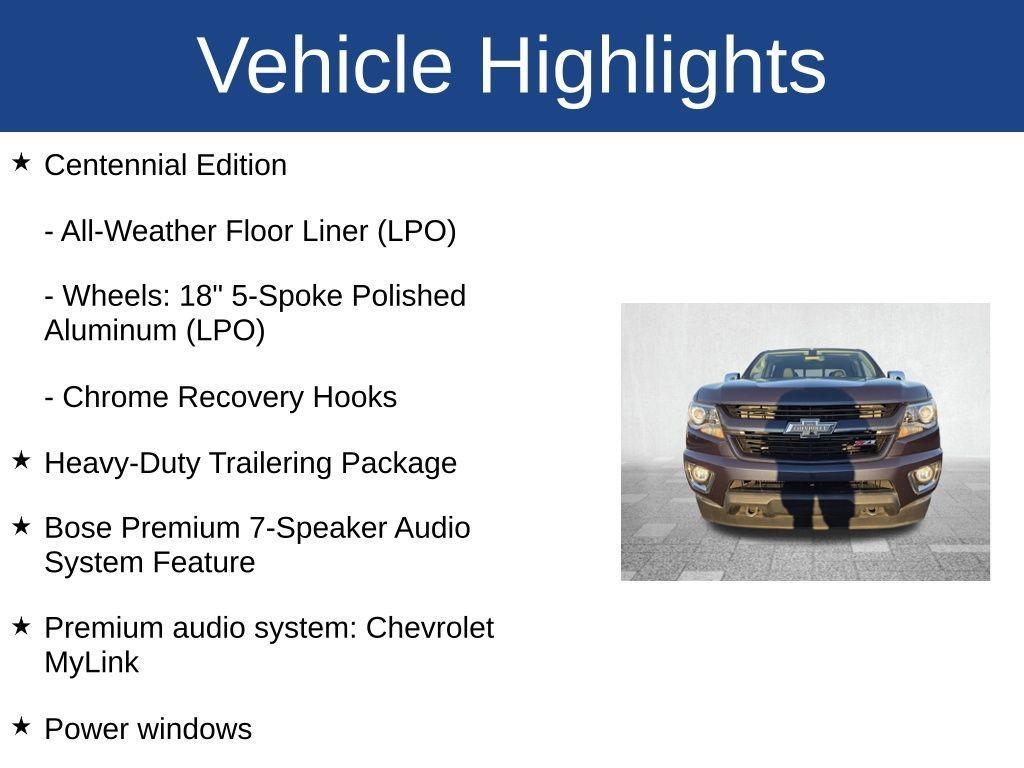 used 2018 Chevrolet Colorado car, priced at $26,555
