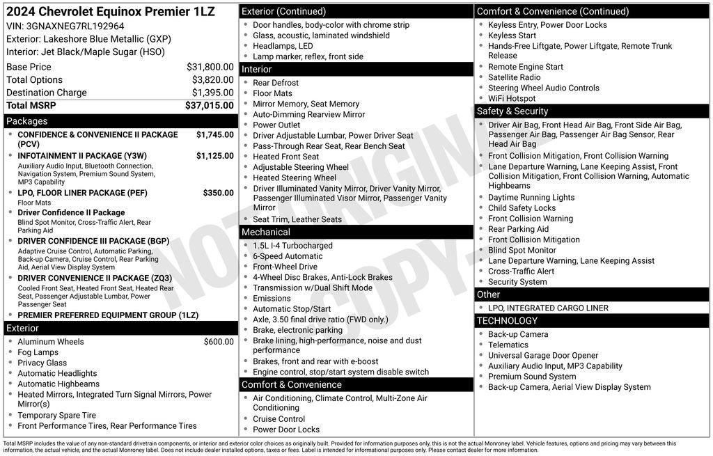 used 2024 Chevrolet Equinox car, priced at $26,800