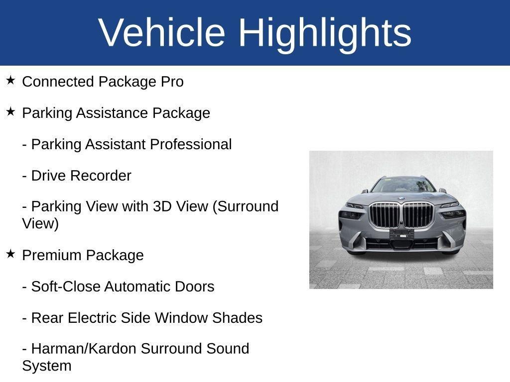 used 2025 BMW X7 car, priced at $64,800
