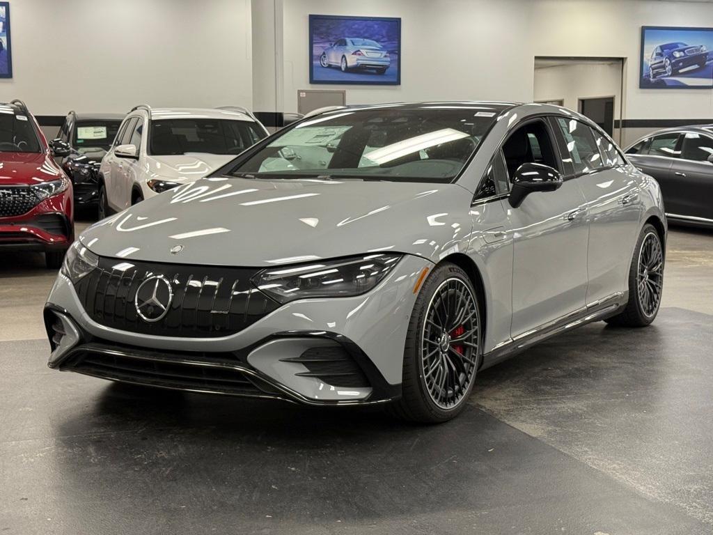 new 2025 Mercedes-Benz AMG EQE car, priced at $118,245