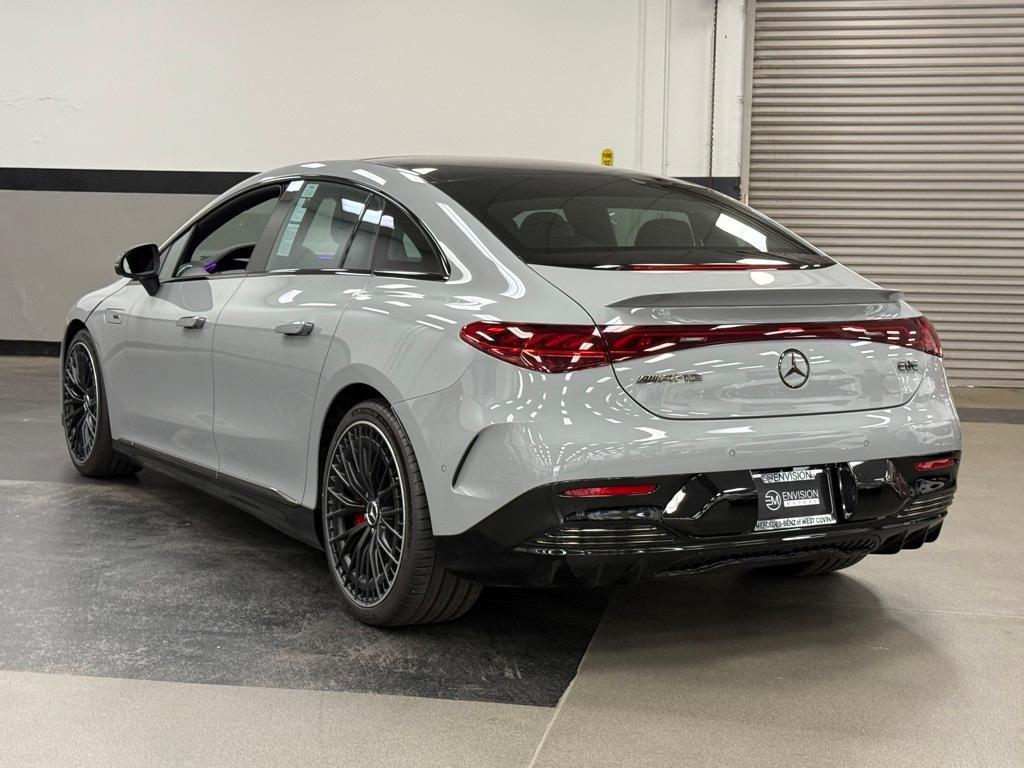 new 2025 Mercedes-Benz AMG EQE car, priced at $118,245