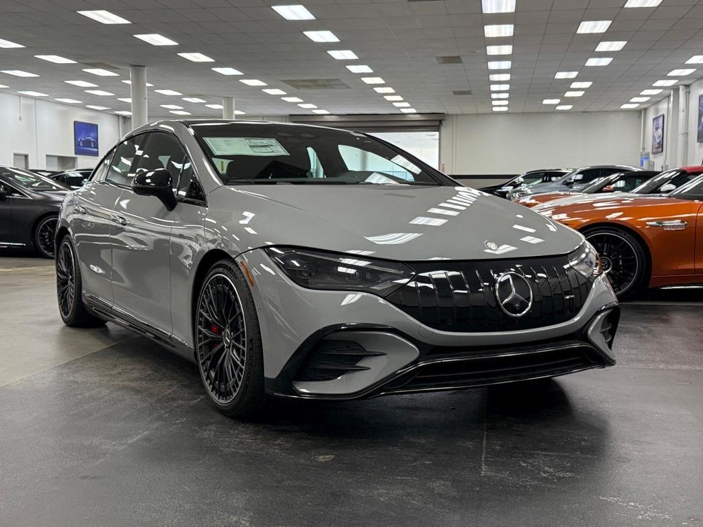 new 2025 Mercedes-Benz AMG EQE car, priced at $118,245