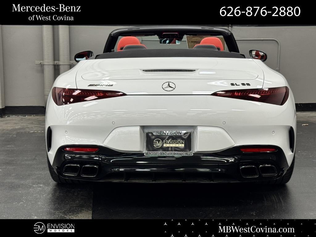 used 2024 Mercedes-Benz AMG SL 55 car, priced at $129,995