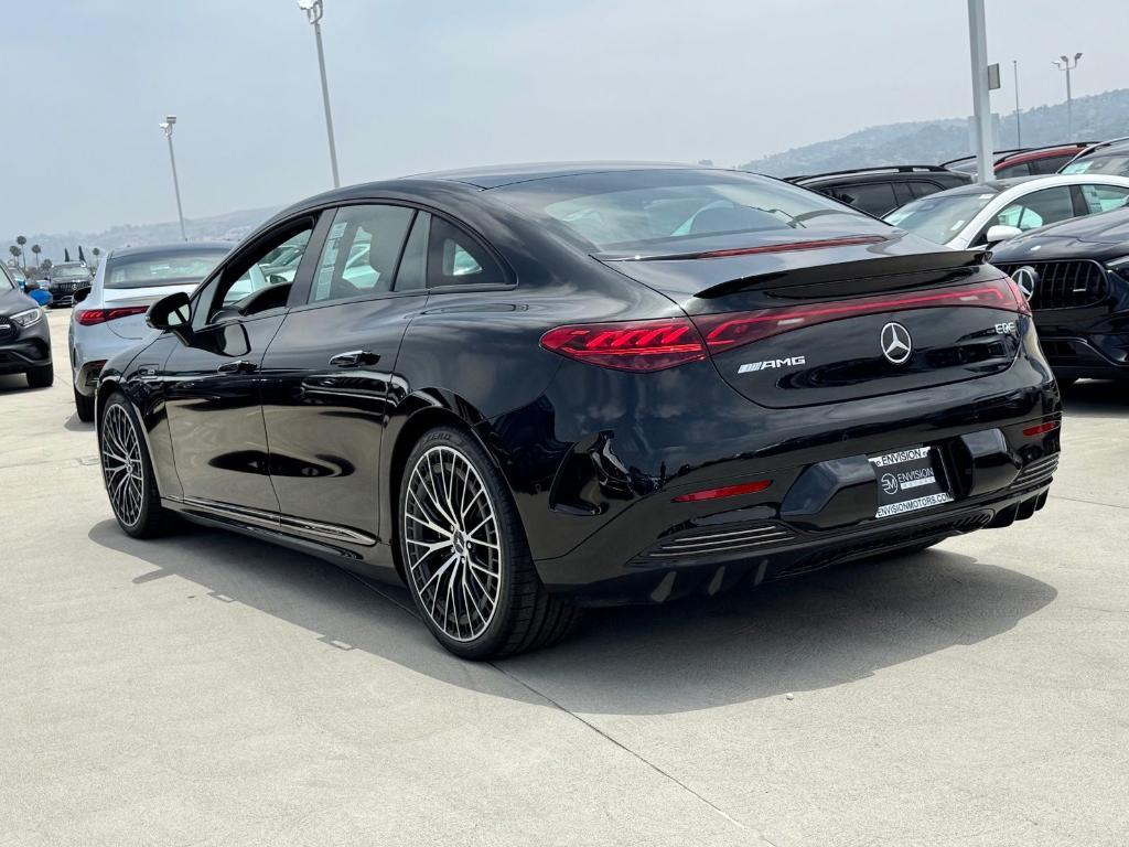new 2025 Mercedes-Benz AMG EQE car, priced at $110,095