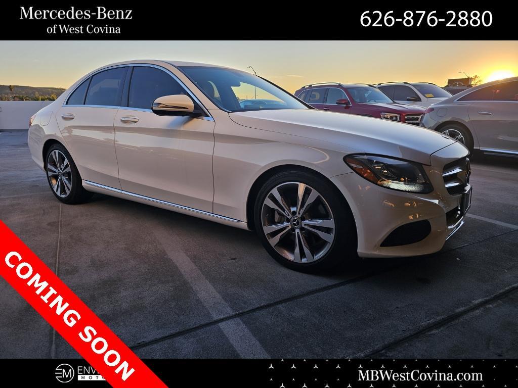 used 2018 Mercedes-Benz C-Class car, priced at $21,999