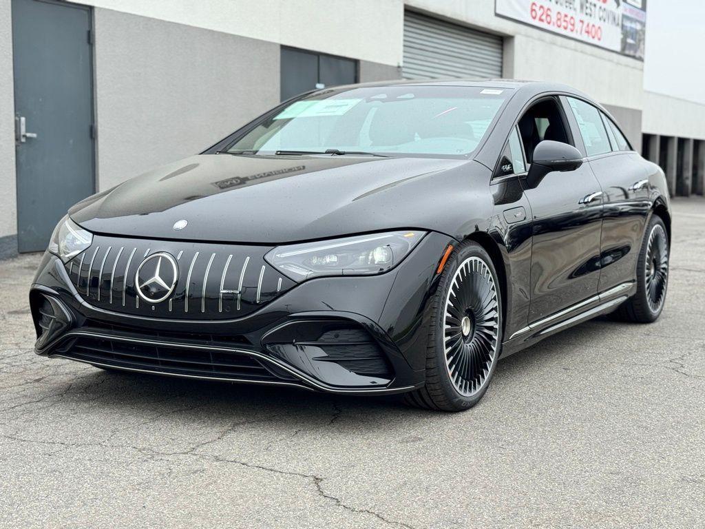 new 2025 Mercedes-Benz AMG EQE car, priced at $113,895