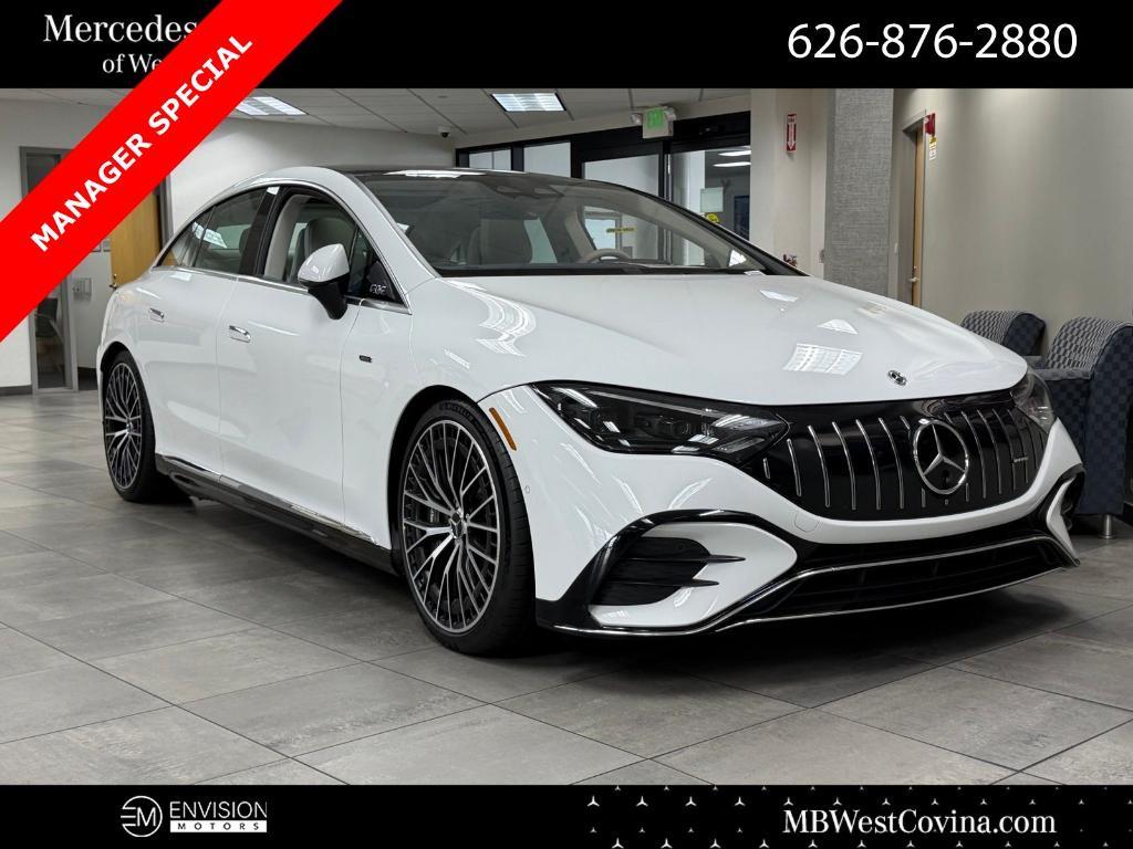 used 2023 Mercedes-Benz AMG EQE car, priced at $85,999