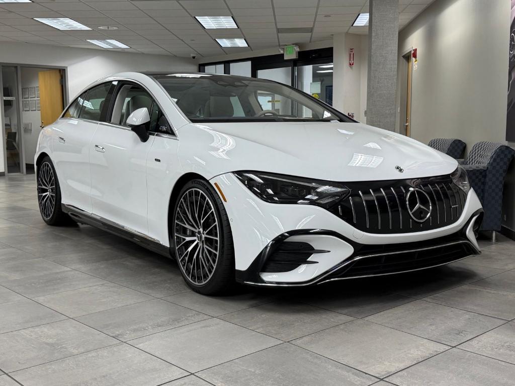 used 2023 Mercedes-Benz AMG EQE car, priced at $85,999