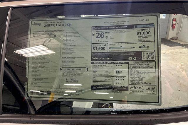 new 2026 Jeep Compass car, priced at $35,230