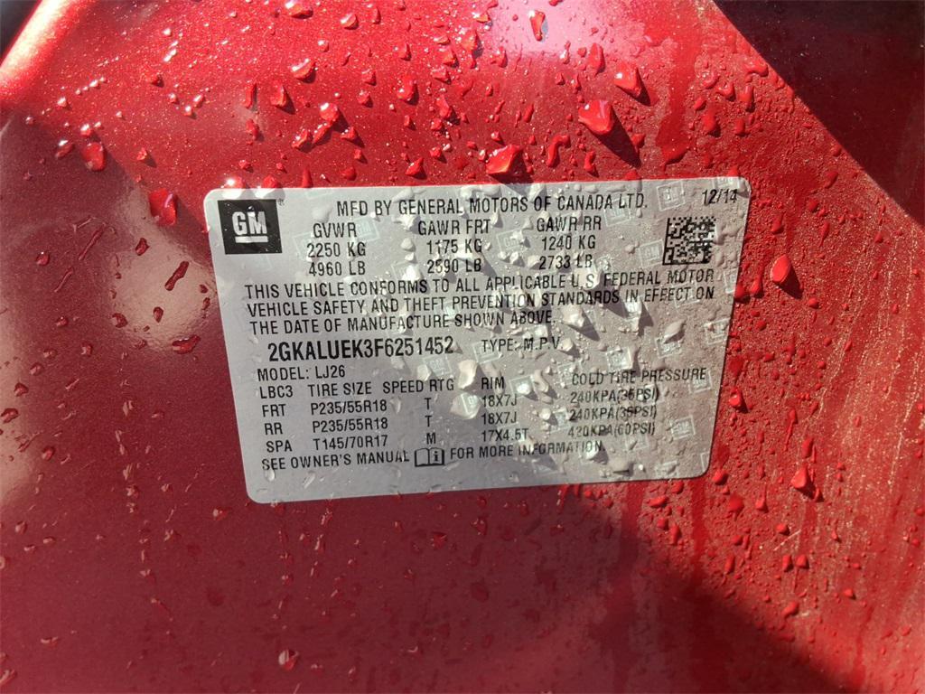 used 2015 GMC Terrain car, priced at $9,999