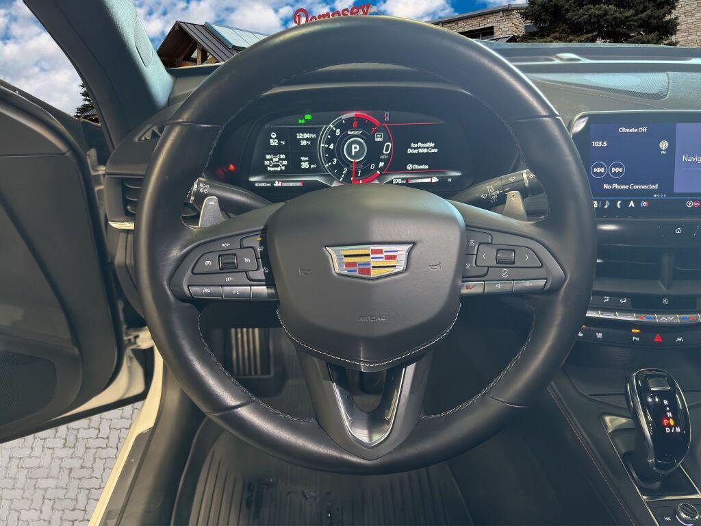 used 2022 Cadillac CT4-V car, priced at $34,813