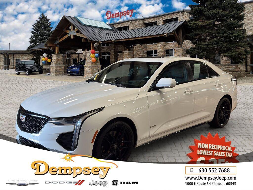 used 2022 Cadillac CT4-V car, priced at $34,813