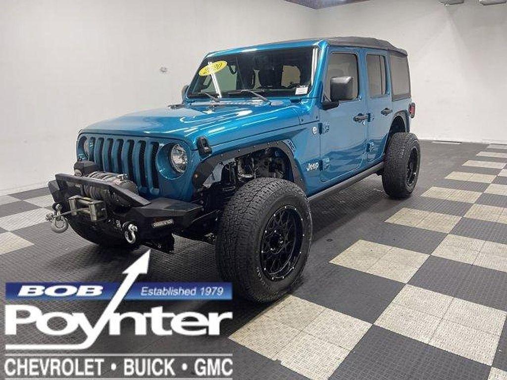 used 2020 Jeep Wrangler Unlimited car, priced at $17,990