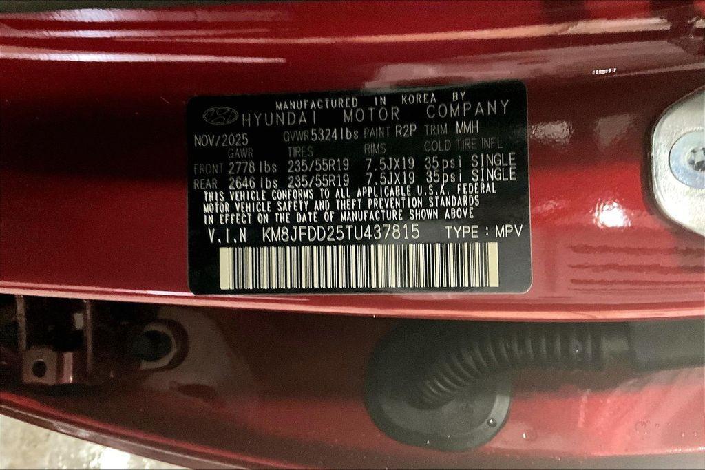 new 2026 Hyundai TUCSON Plug-In Hybrid car, priced at $49,975