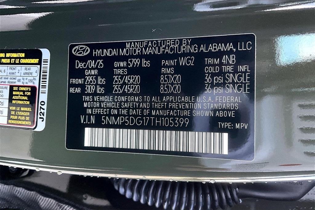 new 2026 Hyundai SANTA FE HEV car, priced at $47,225