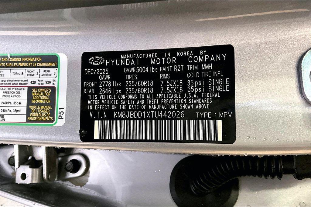 new 2026 Hyundai TUCSON Hybrid car, priced at $31,810