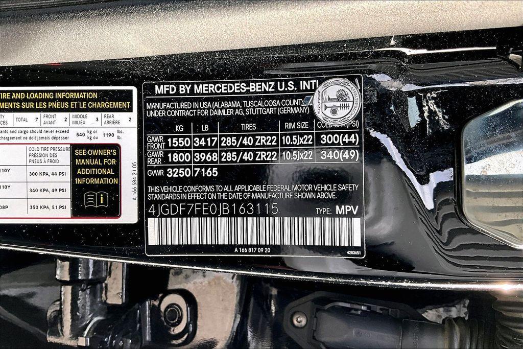 used 2018 Mercedes-Benz AMG GLS 63 car, priced at $37,998