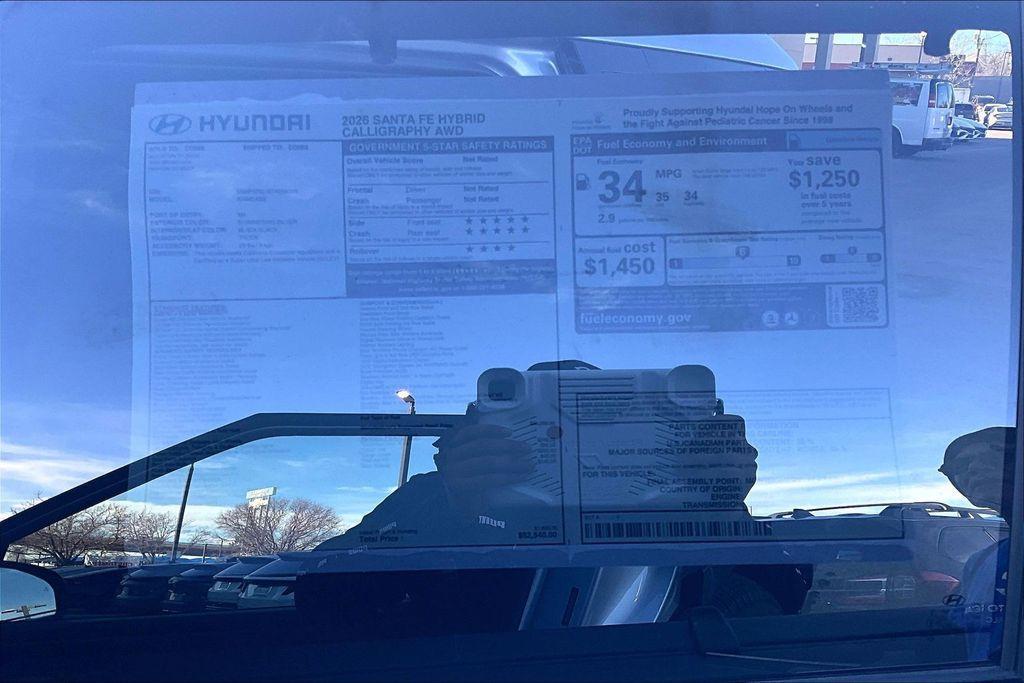 new 2026 Hyundai SANTA FE HEV car, priced at $46,790