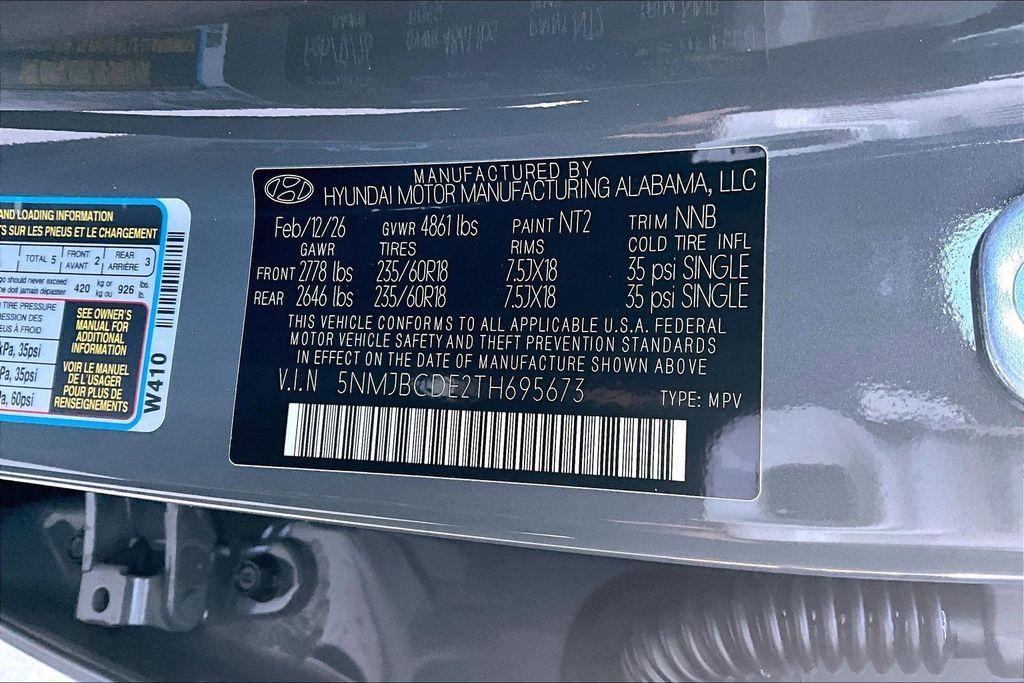 new 2026 Hyundai Tucson car, priced at $31,110