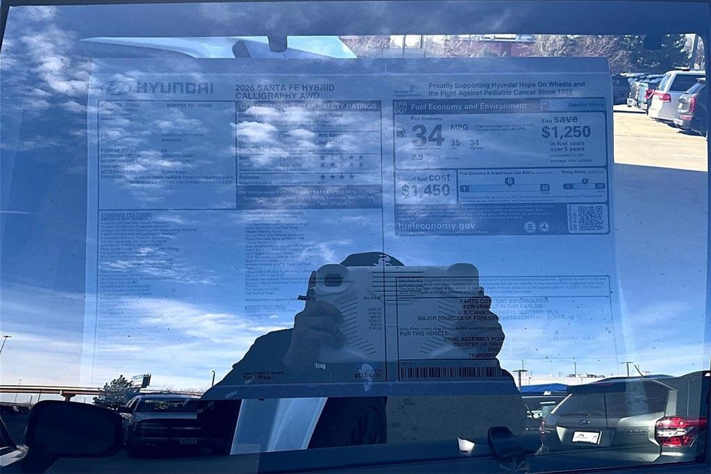 new 2026 Hyundai SANTA FE HEV car, priced at $47,790