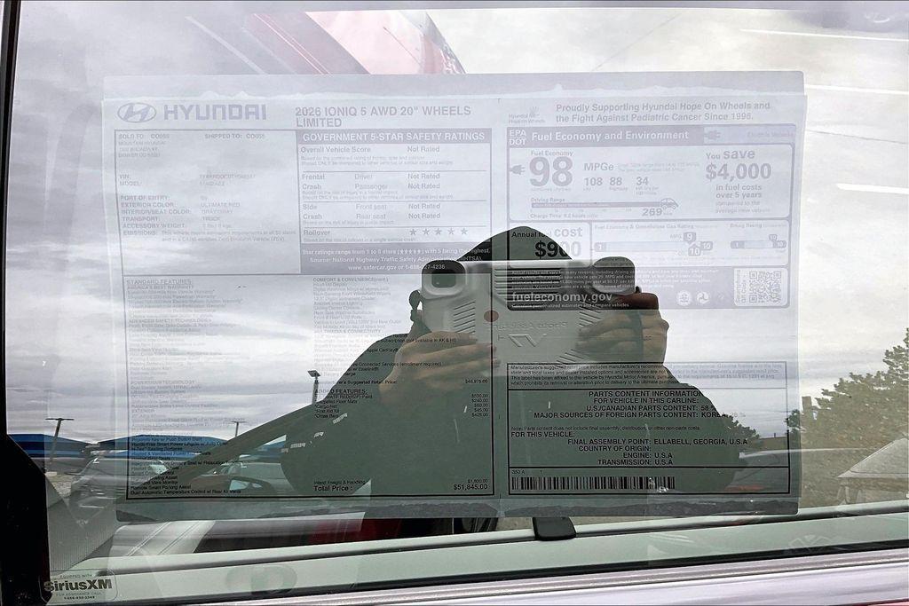 new 2026 Hyundai IONIQ 5 car, priced at $40,095