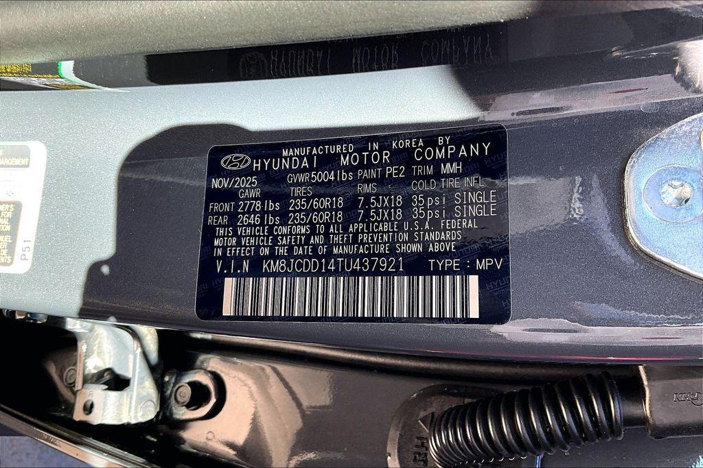 new 2026 Hyundai TUCSON Hybrid car, priced at $32,915