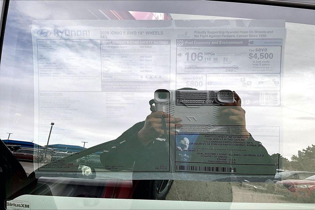 new 2026 Hyundai IONIQ 5 car, priced at $34,825