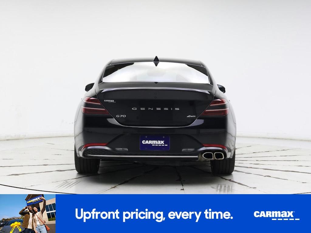 used 2022 Genesis G70 car, priced at $31,998