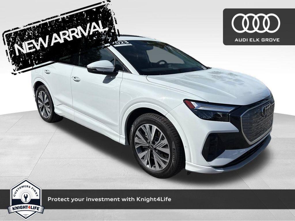 used 2023 Audi Q4 e-tron car, priced at $29,835