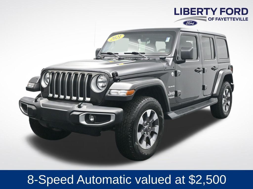 used 2021 Jeep Wrangler Unlimited car, priced at $28,887