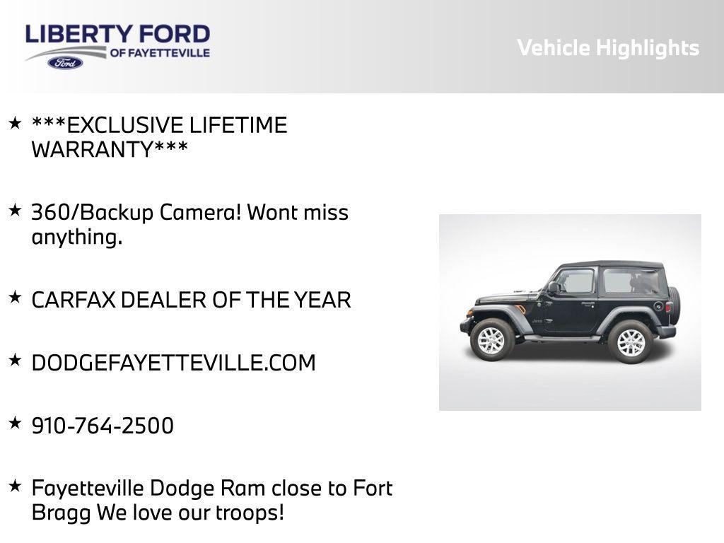 used 2023 Jeep Wrangler car, priced at $25,830