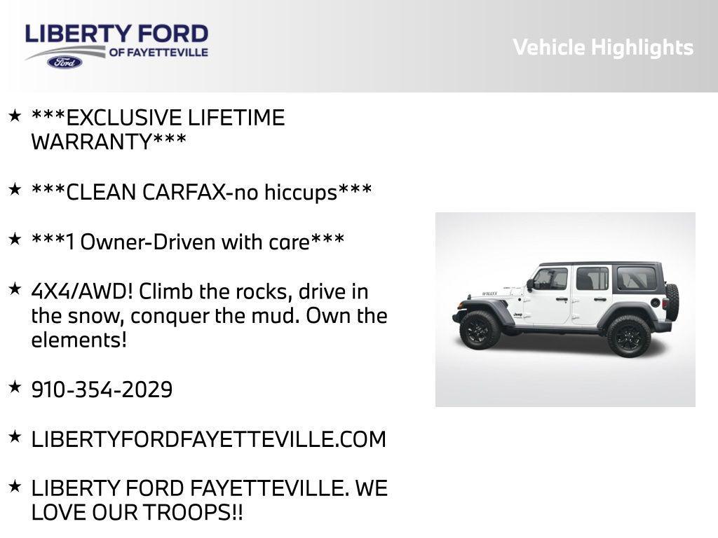 used 2020 Jeep Wrangler Unlimited car, priced at $23,649