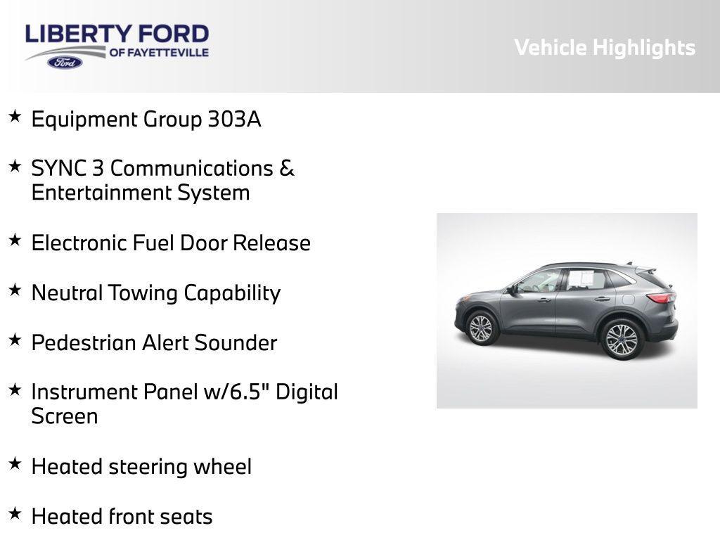 used 2021 Ford Escape car, priced at $16,113