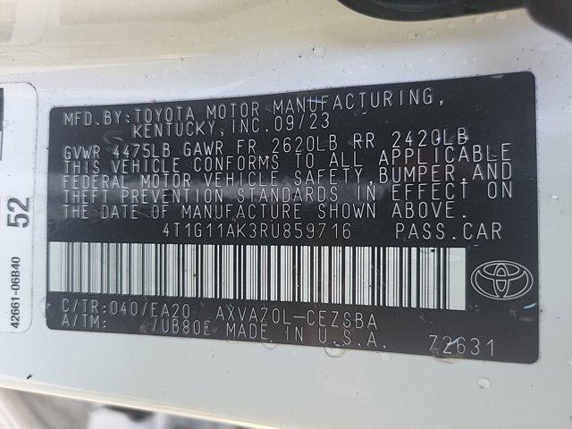 used 2024 Toyota Camry car, priced at $23,395